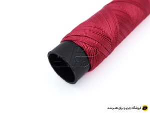 قرقره نخ ابریشم رنگ سرخابی