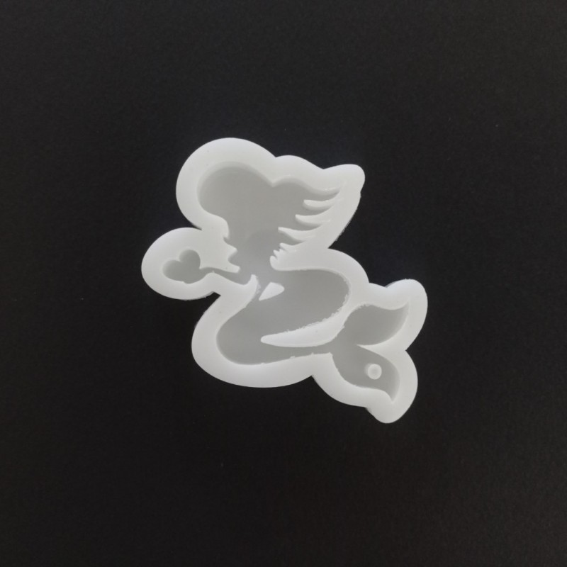 قالب سیلیکونی رزین مدل جاکلیدی طرح پری دریایی