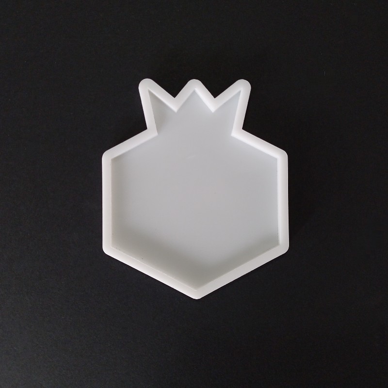 قالب سیلیکونی رزین مدل زیرلیوانی طرح انار چندوجهی