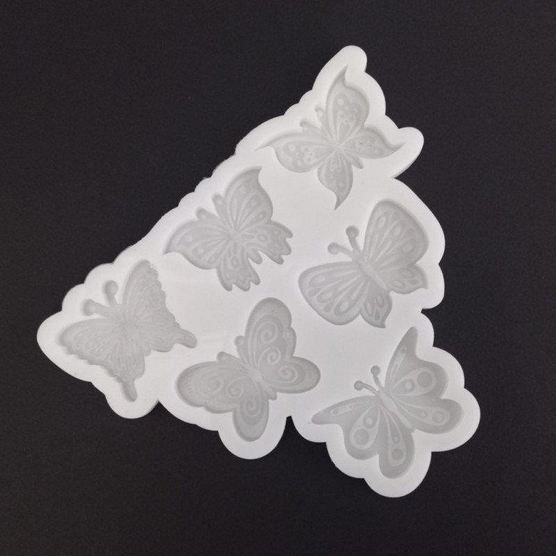 قالب سیلیکونی رزین مدل پروانه حک دار