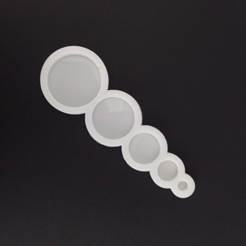 قالب سیلیکونی رزین مدل دایره 1 تا 5 سانت