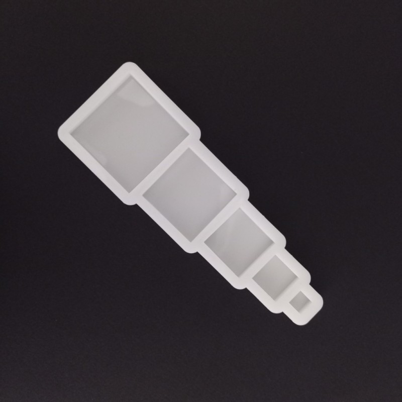 قالب سیلیکونی رزین مدل مربع 1 تا 5 سانت