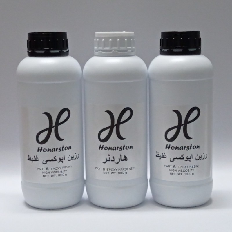 رزین اپوکسی غلیظ هنرستون 3 کیلویی