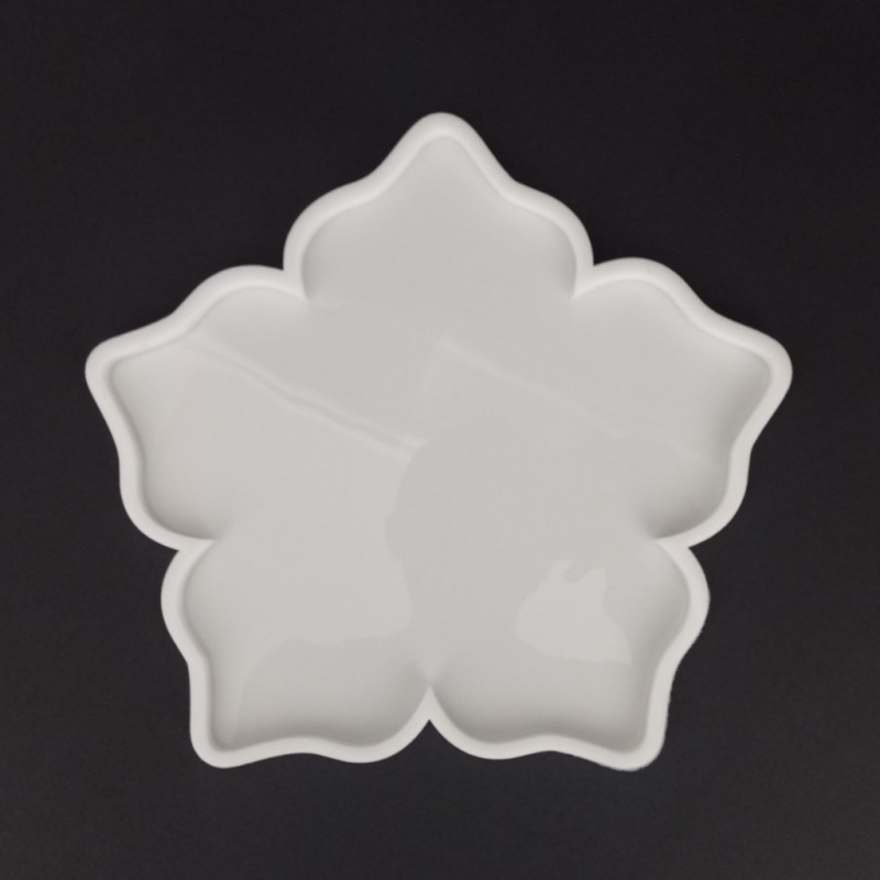 قالب سیلیکونی رزین مدل گل پنج پر طرح  2  کد 32 سانتیمتری