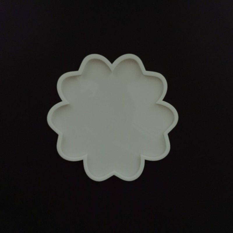 قالب سیلیکونی رزین مدل گل پنج پر طرح  3  کد 18 سانتیمتری