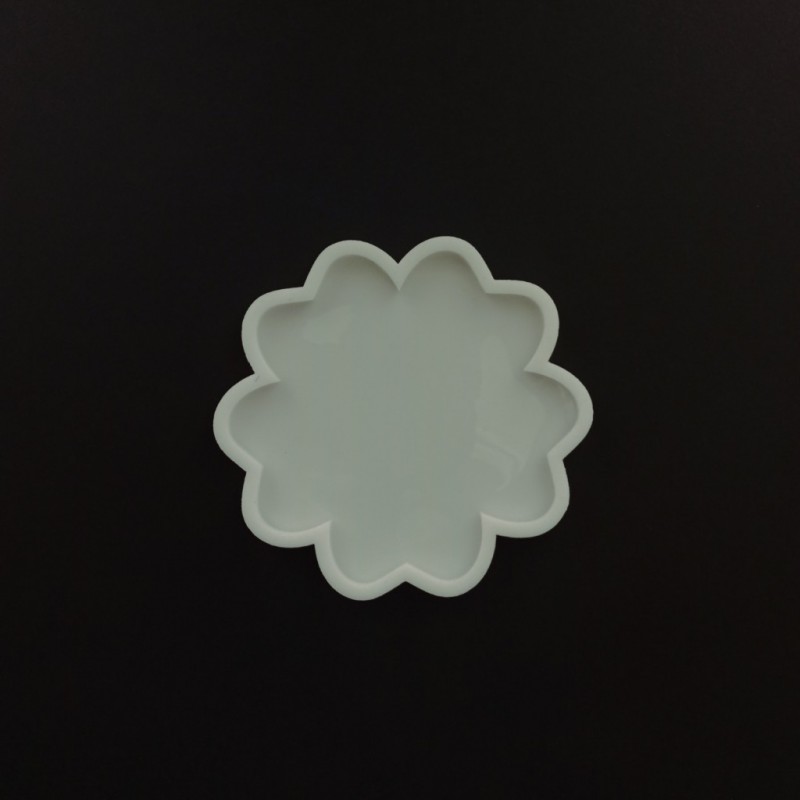 قالب سیلیکونی رزین مدل گل پنج پر طرح  3  کد 13 سانتیمتری