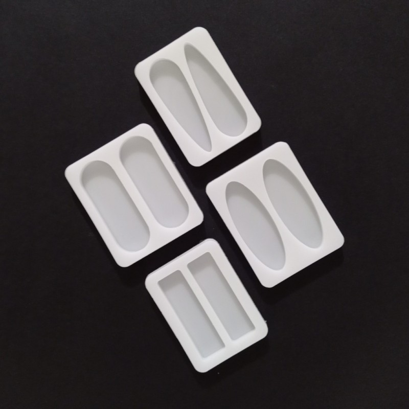 قالب سیلیکونی رزین مدل گیره سر بسته 4 عددی