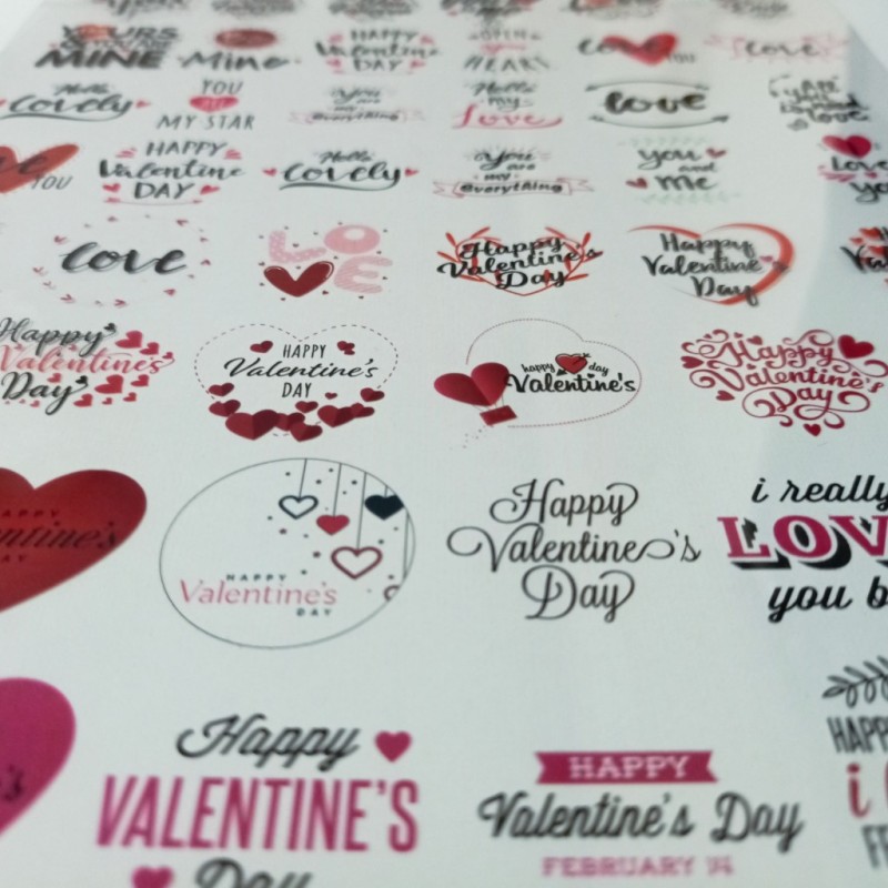 طلق رزین طرح ولنتاین و لاو