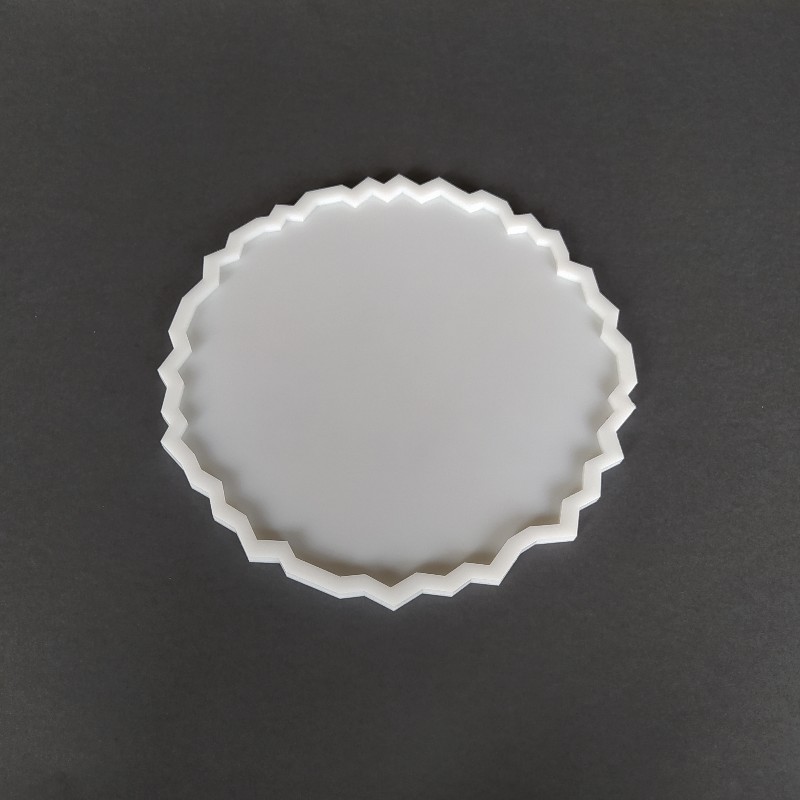 قالب سیلیکونی رزین مدل زیرلیوانی طرح دایره ژئود 11 سانت