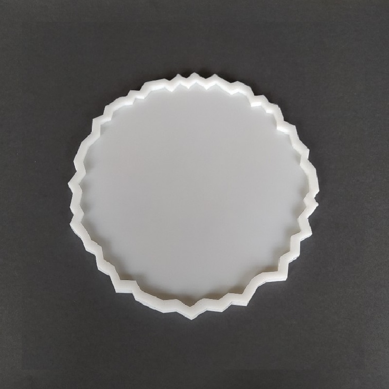 قالب سیلیکونی رزین مدل دایره ژئود 17 سانت