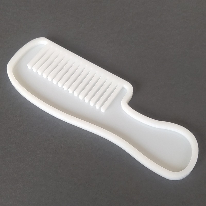 قالب سیلیکونی رزین مدل شانه مو دسته دار