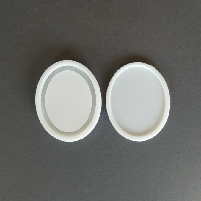 قالب سیلیکونی رزین مدل آکواریومی طرح بیضی