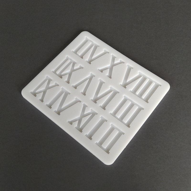 قالب رزین مدل اعداد رومی