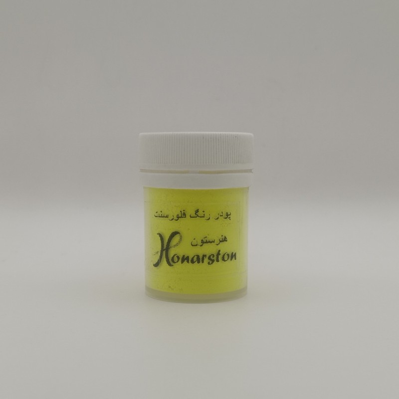 پودر رنگ رزین و شمع مدل فلورسنت حجم 18 میل
