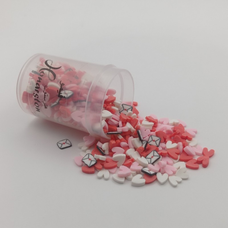 فیمو چیپسی هنرستون مدل قلب ۳ رنگ