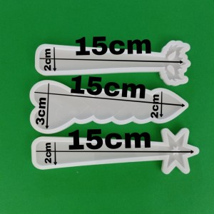 قالب سیلیکونی رزین مدل بوکمارک طرحدار بسته 3عددی