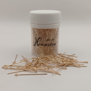 سوزن میخی ته قلاب طلایی 2.5 سانتی