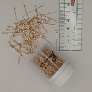 خرید سوزن میخی ته قلاب طلایی 2.5 سانتی