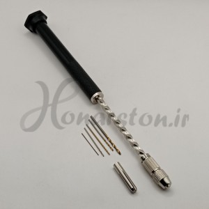 ست سه نظام فشاری (دریل دستی فشاری) و مته