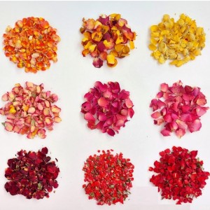 پک گلبرگ خشک رز چند رنگ