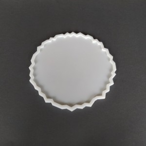 قالب سیلیکونی رزین مدل زیرلیوانی طرح دایره ژئود 11 سانت