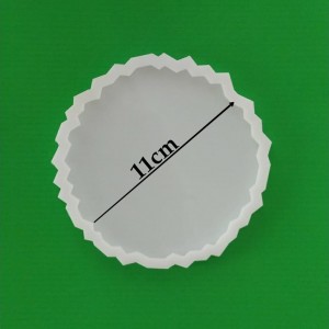 قیمت وخرید قالب سیلیکونی رزین مدل زیرلیوانی طرح دایره ژئود 11 سانت