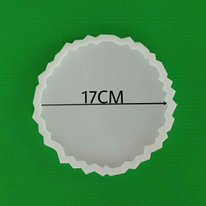 قیمت وخرید قالب سیلیکونی رزین مدل دایره ژئود 17 سانت