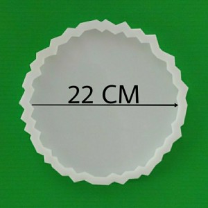 خرید وقیمت قالب سیلیکونی رزین مدل دایره ژئود 22 سانت
