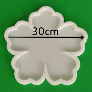 قالب سیلیکونی رزین گل پنج پر طرح  1  کد 30 سانتیمتری