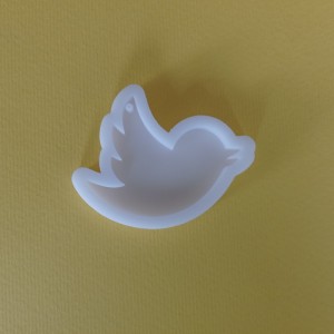 قالب سیلیکونی رزین مدل جاکلیدی طرح پرنده توئیتر