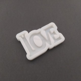 قالب سیلیکونی رزین مدل جاکلیدی طرح LOVE کد 1