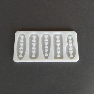 قالب سیلیکونی رزین مدل گیره سر کد 3(قلب)