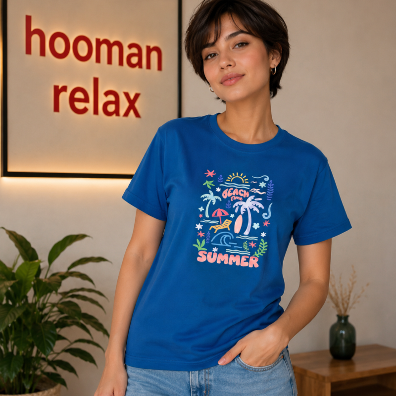 تیشرت زنانه نخ پنبه