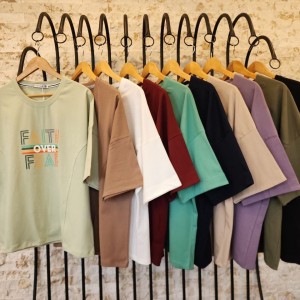 تیشرت قواره بزرگ چاپی