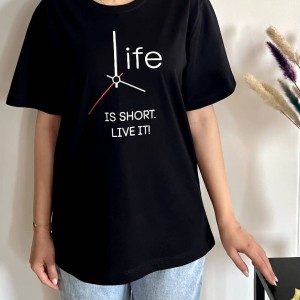 تیشرت زنانه نخ پنبه کد 404060222