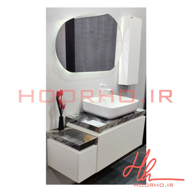 روشویی کابینتی رابوکا مدل هرمس کد 017 - 5 سال  ضمانت