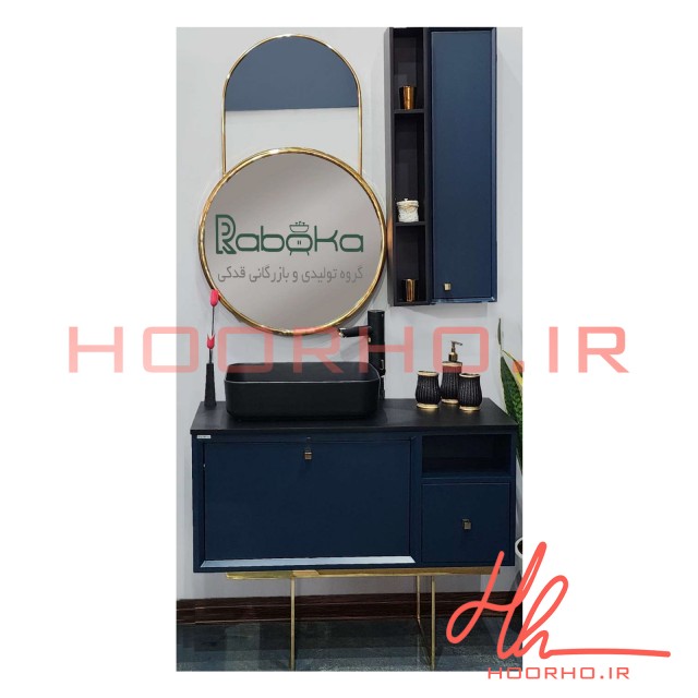 روشویی کابینتی رابوکا مدل سویل استیل کد 030 - 5 سال  ضمانت