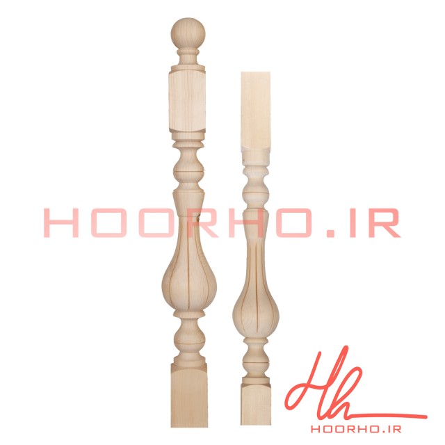 استارتر و پایه نرده چوبی دانیک مدل خمره ای