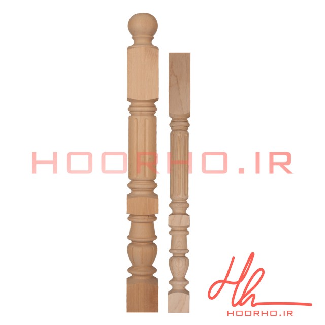 استارتر و پایه نرده چوبی دانیک مدل رخ