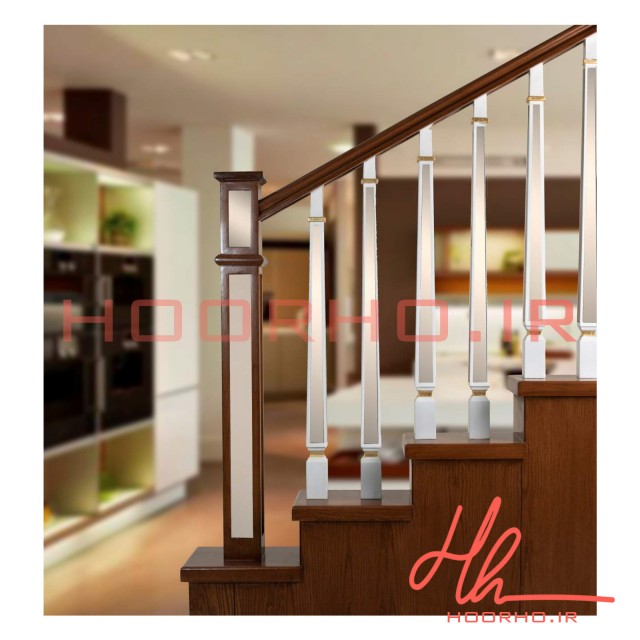 دست گیره نرده چوب دانیک