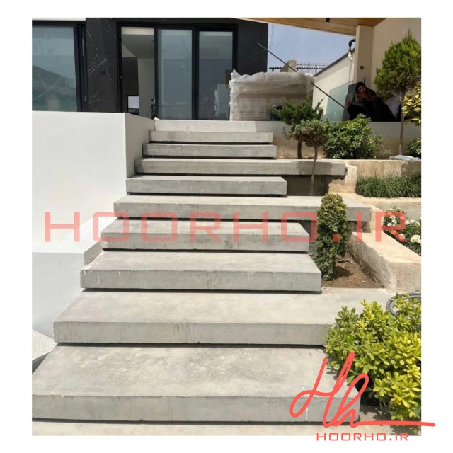 پله لبه کرو دار بتن اکسپوز ونوس استون