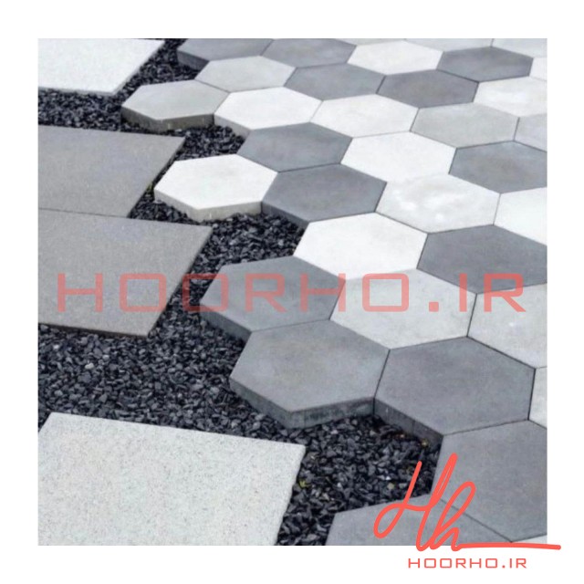 موزائیک بتن اکسپوز شش ضلعی آوین ونوس استون