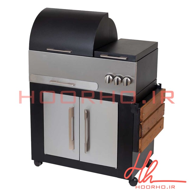 باربیکیو ۹۲ سانت نما استیل درب نیم هلال عرض ۵۰ آشپزخانه تهران CC 82