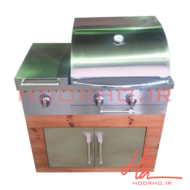 باربیکیو ۹۲ سانت استیل ترموود عرض ۶۰ آشپزخانه تهران CC 134