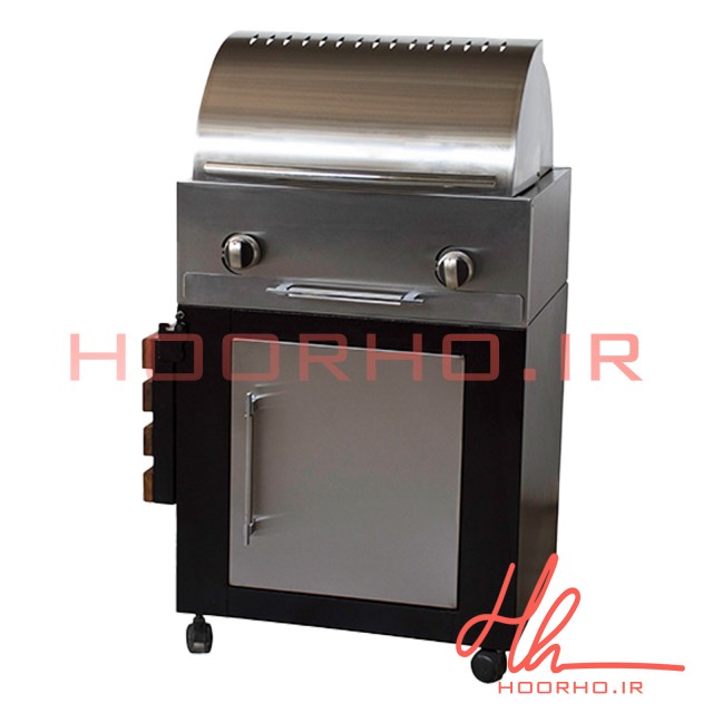 باربیکیو ۶۲ سانت نما استیل درب نیم هلال عرض ۵۰ آشپزخانه تهران CC 72