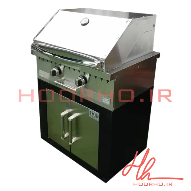 باربیکیو ۶۰ سانت بالا استیل کابین نما استیل عرض ۶۰ آشپزخانه تهران CC 127