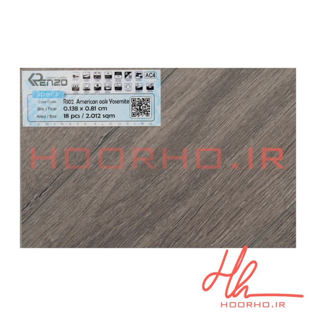 پارکت لمینت جناغی رنزو کد R 102