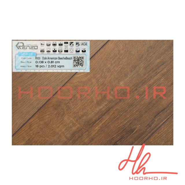 پارکت لمینت جناغی رنزو کد R 103