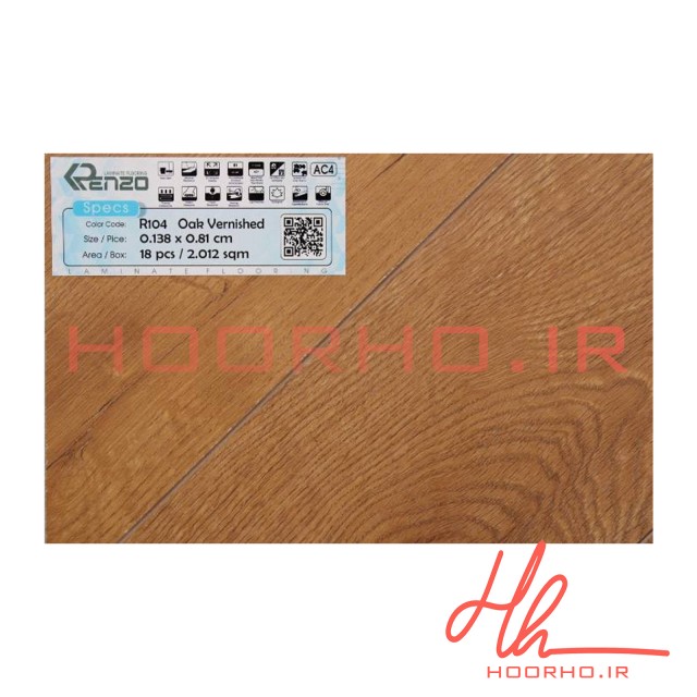 پارکت لمینت جناغی رنزو کد R 104