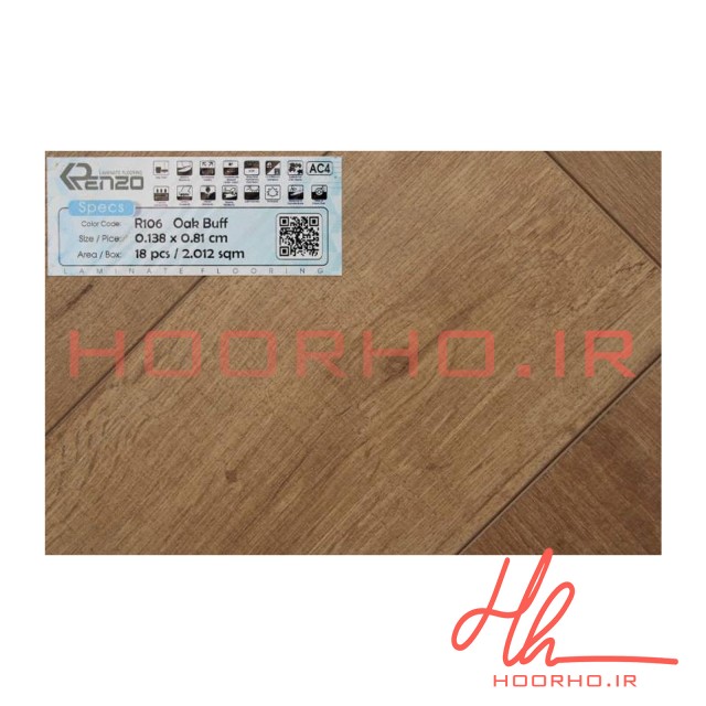 پارکت لمینت جناغی رنزو کد R 106